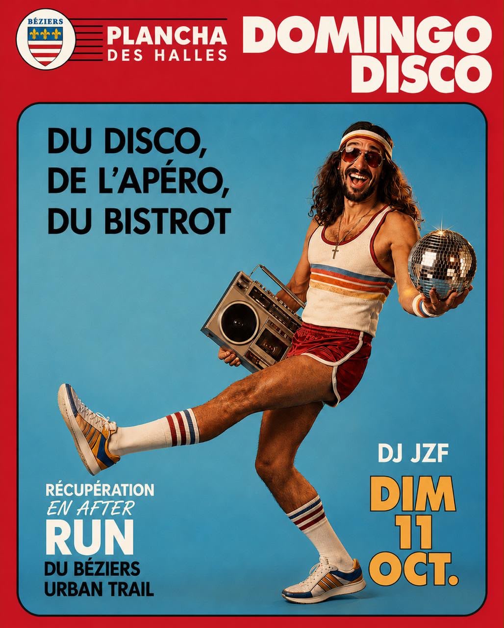 Affiche Domingo Disco — Dimanche 11 octobre